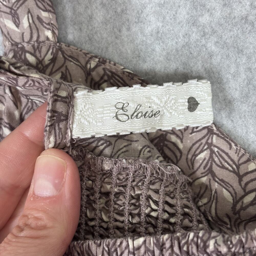 Anthropologie Eloise Dress Small Ombre Smocked Milkmaid Festival Boho‎ Western - Picture 12 of 16